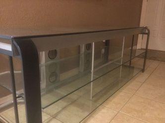 Glass T.V. Stand