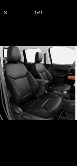 FEINEPRO for Ford Maverick Seat Covers XL XLT Lariat 2022 2023 2024 2025 2026, Custom Fit Car Seat Covers Full Set, Luxury Leather Seat Covers for For