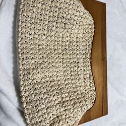 Banana Republic Straw Clutch