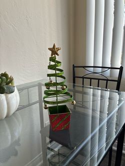 Mini Spiral Glitter Christmas Tree Decoration