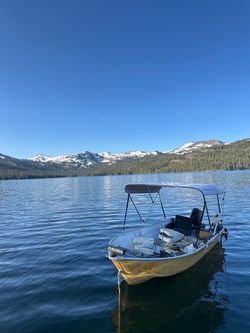 11’6” smoker craft motor less with custom built trailer