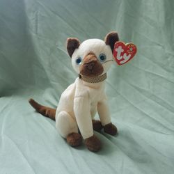 TY Beanie Baby, Siam The Siamese Cat, Vintage