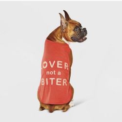 NWTS ***  2 ‘Lover Not a Biter' Dog Tank Top - Boots & Barkley / Medium 