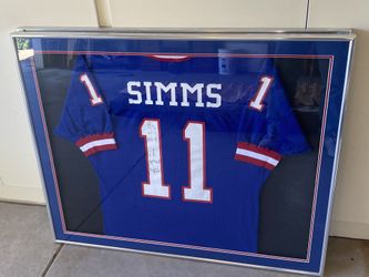 Phil Simms Signed New York Giants Jersey. 
