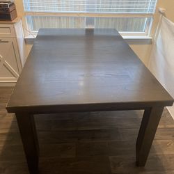 Dining room table and chairs