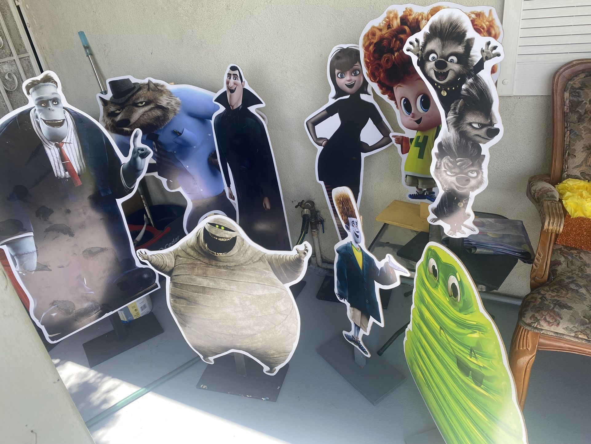 Hotel Transylvania party Cut Outs Wood