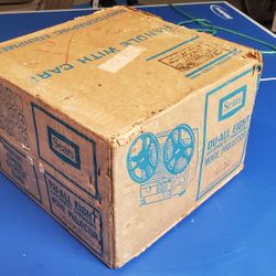 Vintage Sears Du-All Eight Super 8/8mm 9232 Projector-Great Shape