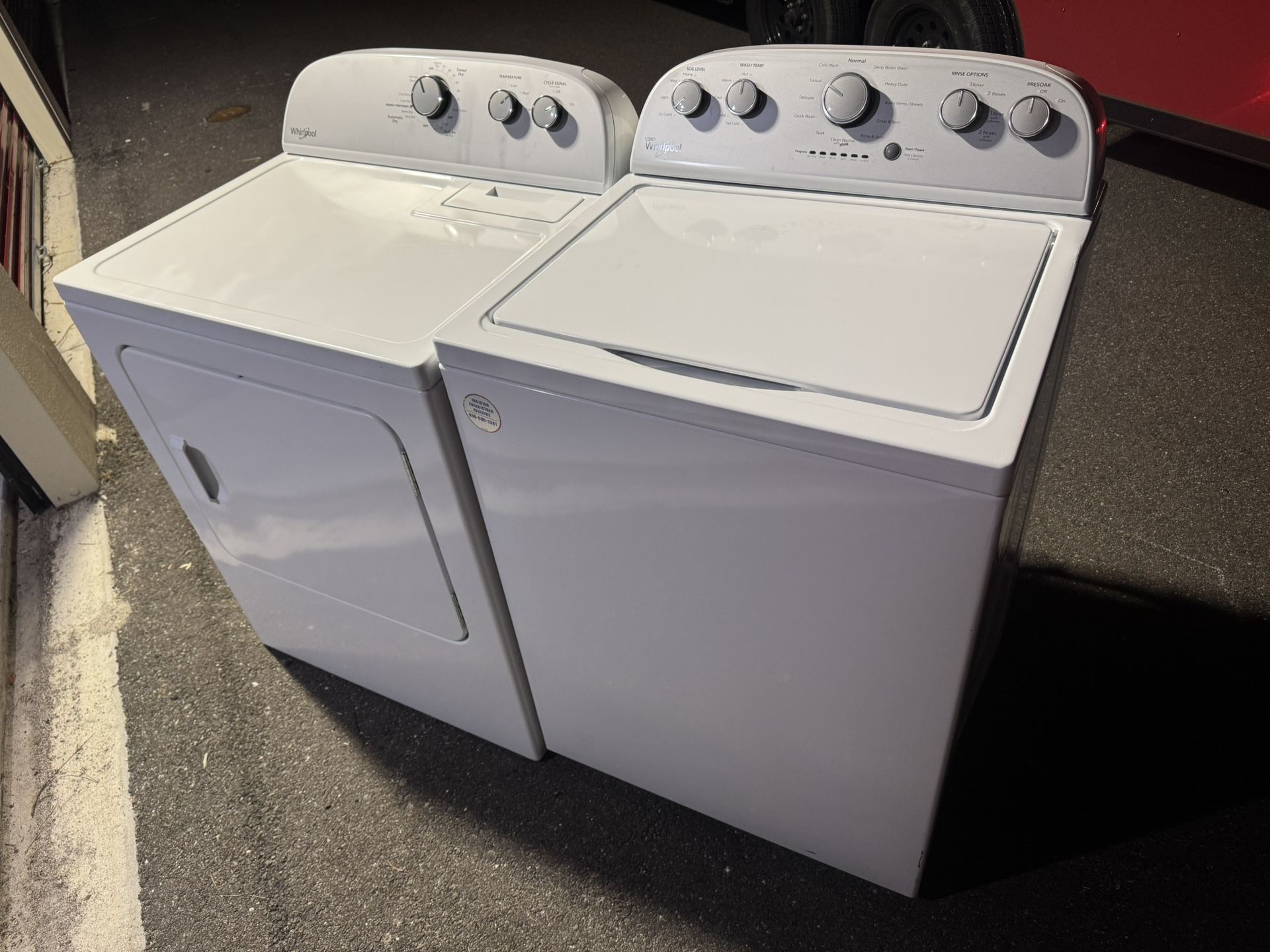 Whirlpool Washer And Dryer Set