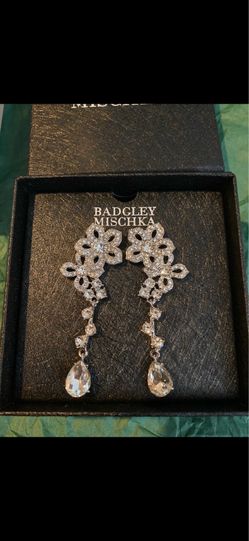 Badgley mischka earrings