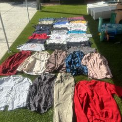 Lote mixto ropa de hombre 37 piezas $15 Mix Clothing Men’s Bundle Lot  $15 Firm 