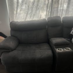 Power reclining sofa