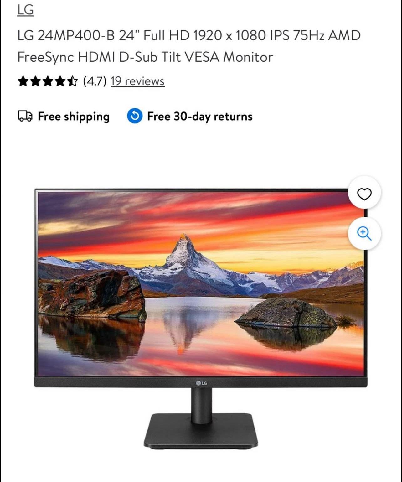 LG monitor