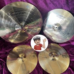 🔥 Brand New 4 Piece Cymbal Set Drum Set Drums