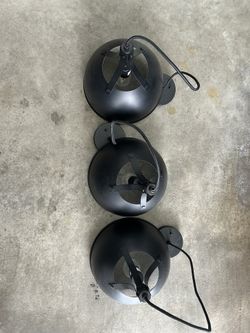 Triple Overhead Lighting