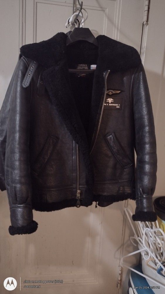 Scott NYC B3 shearling bomber jacket