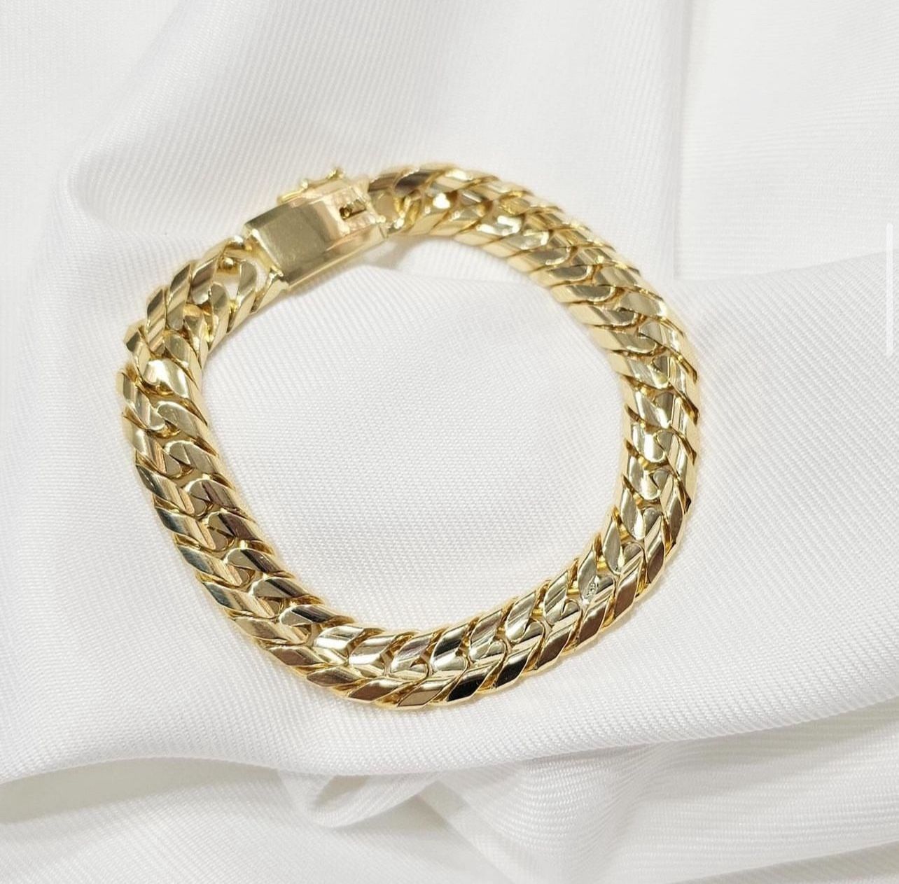 Solid 10k Gold Cuban Bracelet
