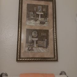 Bathroom  Frame 24x14