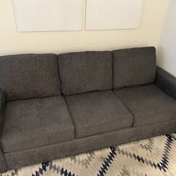 Living Spaces Mathers Slate Sofa