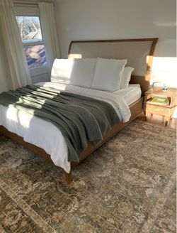 Arhaus King bed frame