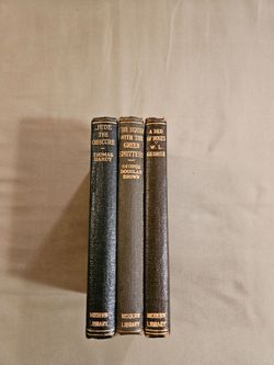 3 vintage 1920s modern library books