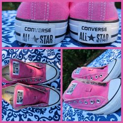 Converse Chuck Taylor All Star Low Top Pink Sneakers  Men's 6 / Women's 8