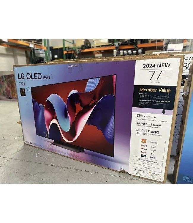 HUGE TV SHIPMENT IN 77" LG 4K OLED HDR SMART OLED77C4AUA