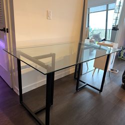 Glass desk/ glass table