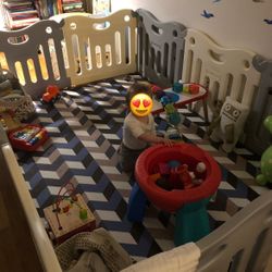 Baby Care Playpen with Mat!