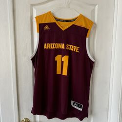 Arizona State Sun Devils Adidas Jersey Basketball Maroon