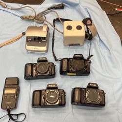 Nikon Cameras And Other Photography Equipment 