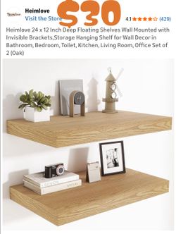 Floating Shelves 24x12