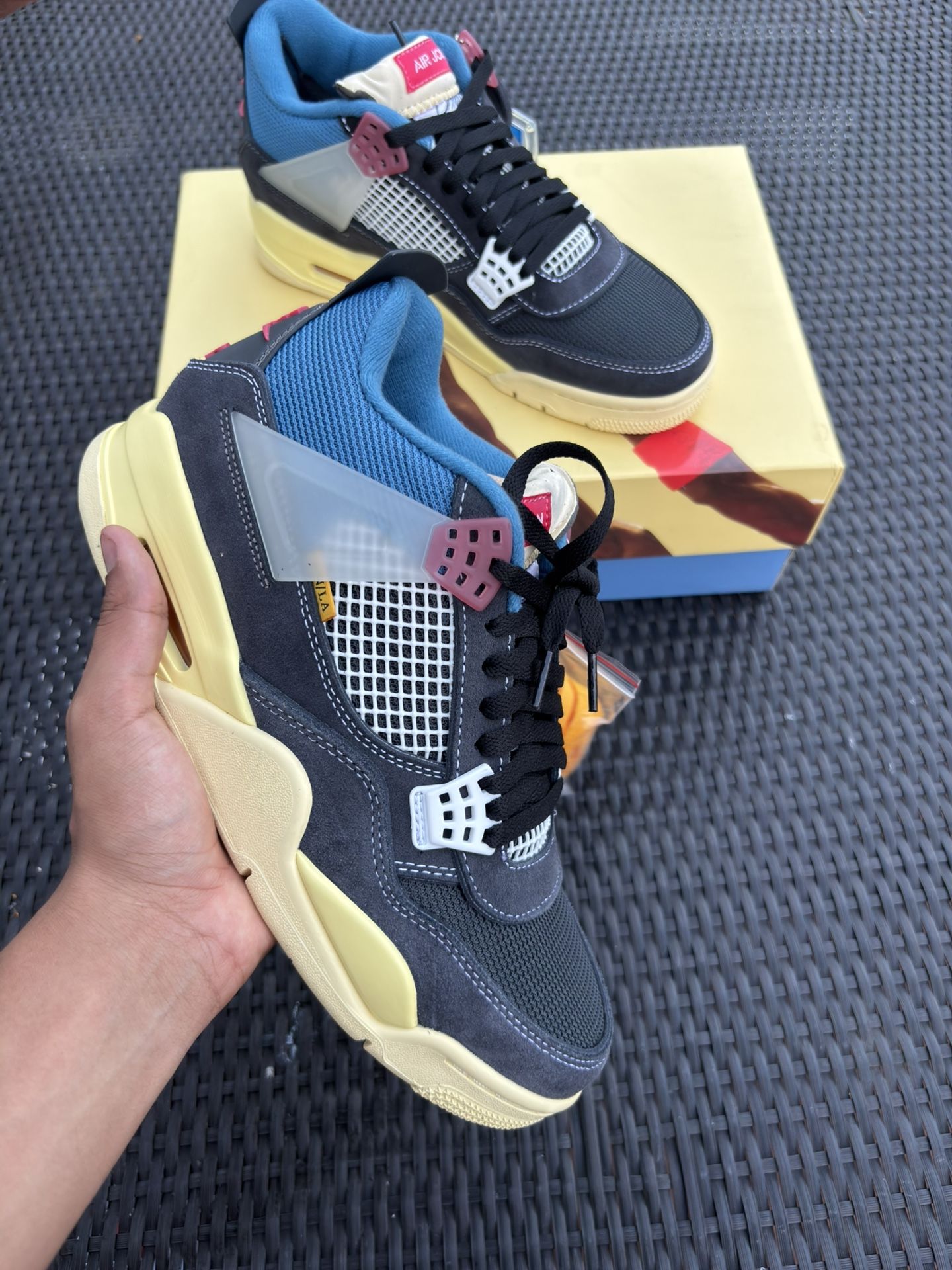 Jordan 4 Retro Union Off Noir