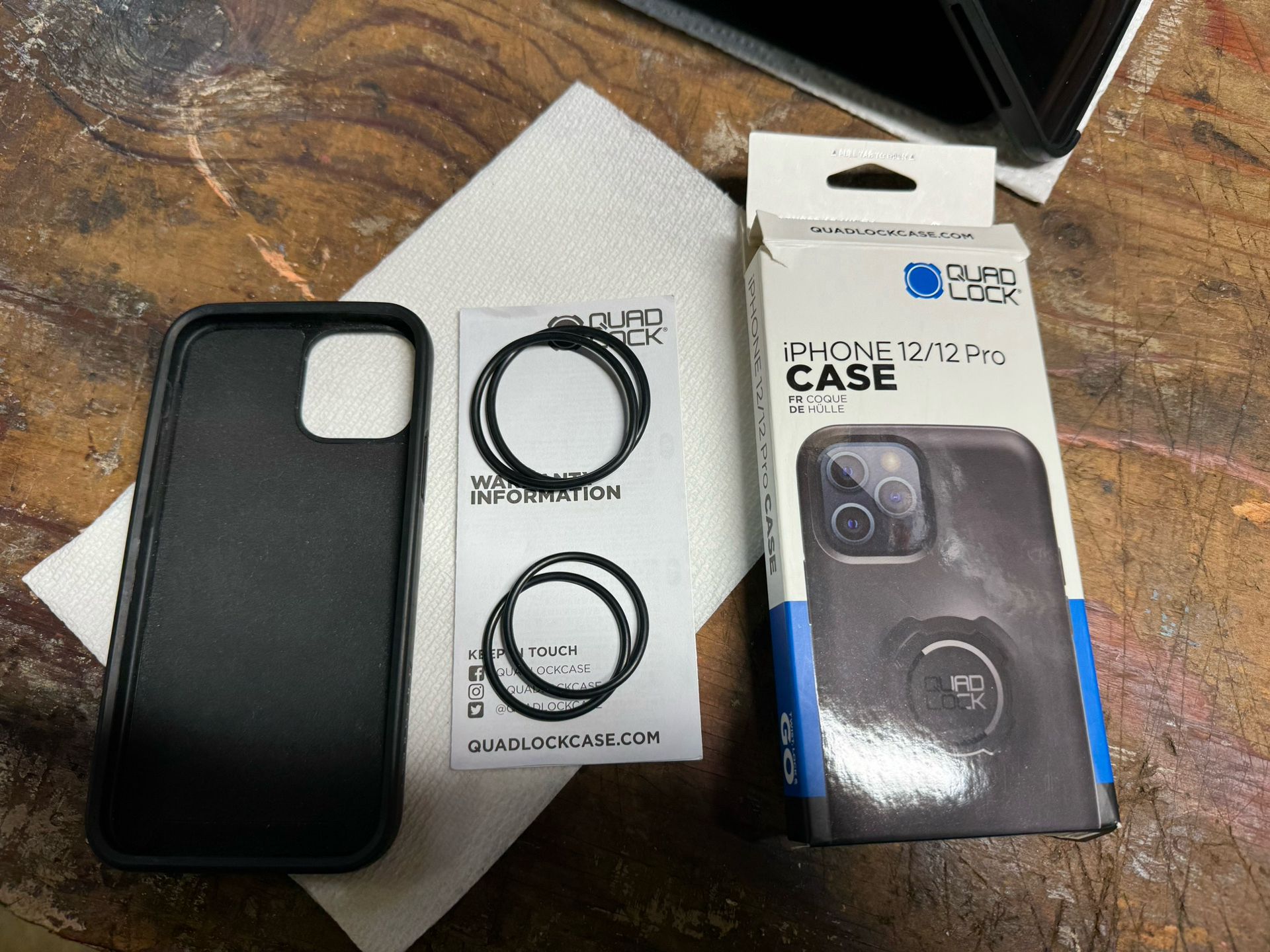 Quad Lock iPhone 12 PRO Case + Additional Cases