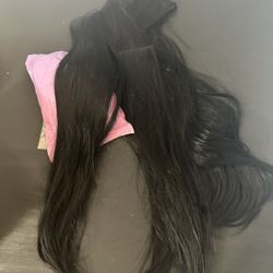 Beautiful 22 In Dark Silky Hair Extensions New