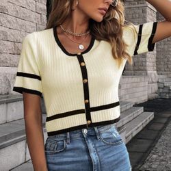 Womens Short Sleeve Top