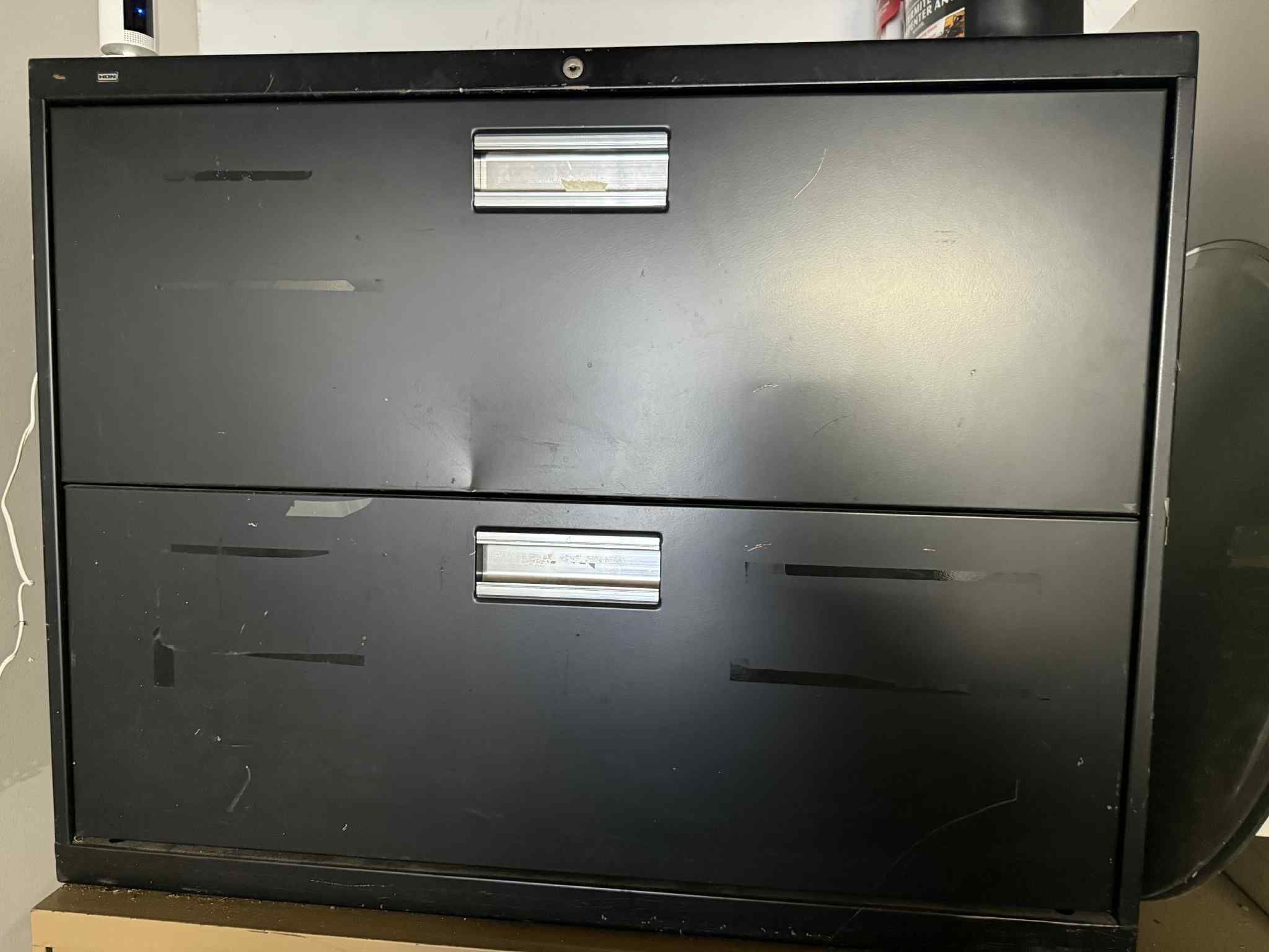 Black Filing cabinet