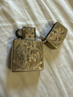 Silver Zippo Lighter Case
