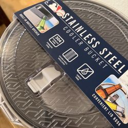 Dodgers Stainless Steel Cooler Bucket 