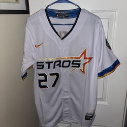 Houston Astros Jose Altuve white jersey size L 