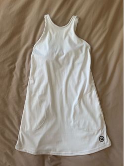 white vuori volley dress tennis golf XS