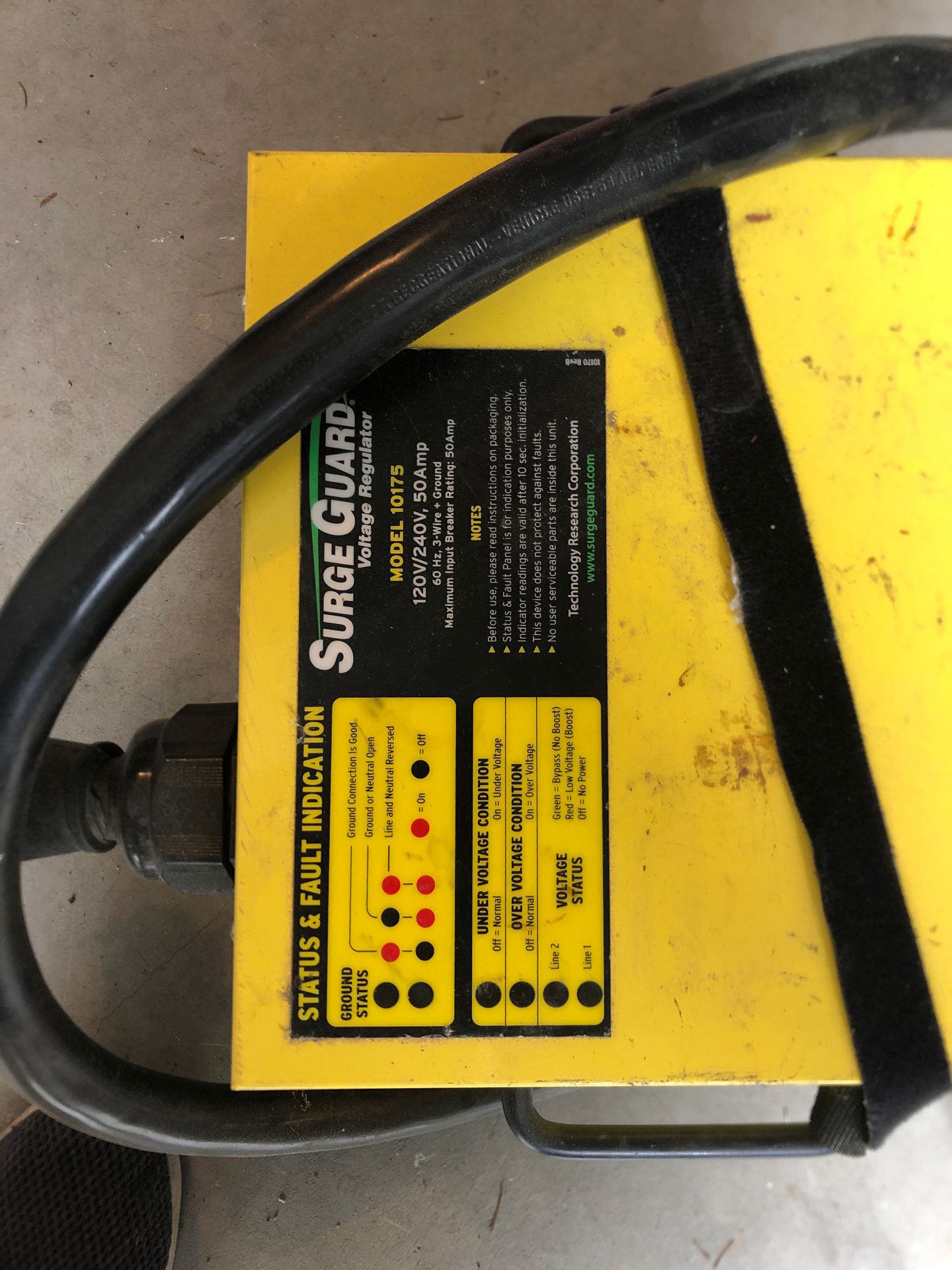 Rv voltage regulator