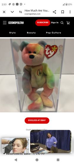 Peace Beanie Babies Mint Condition