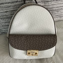 Authentic Guess Color Block Logo Backpack Bag (New) 