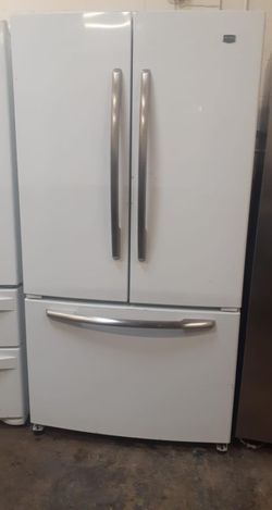 Maytag 3-Door White Fridge
