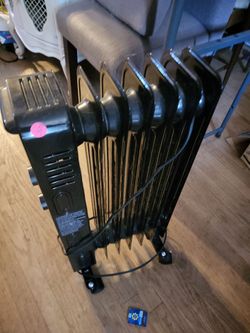 Heater on rollers