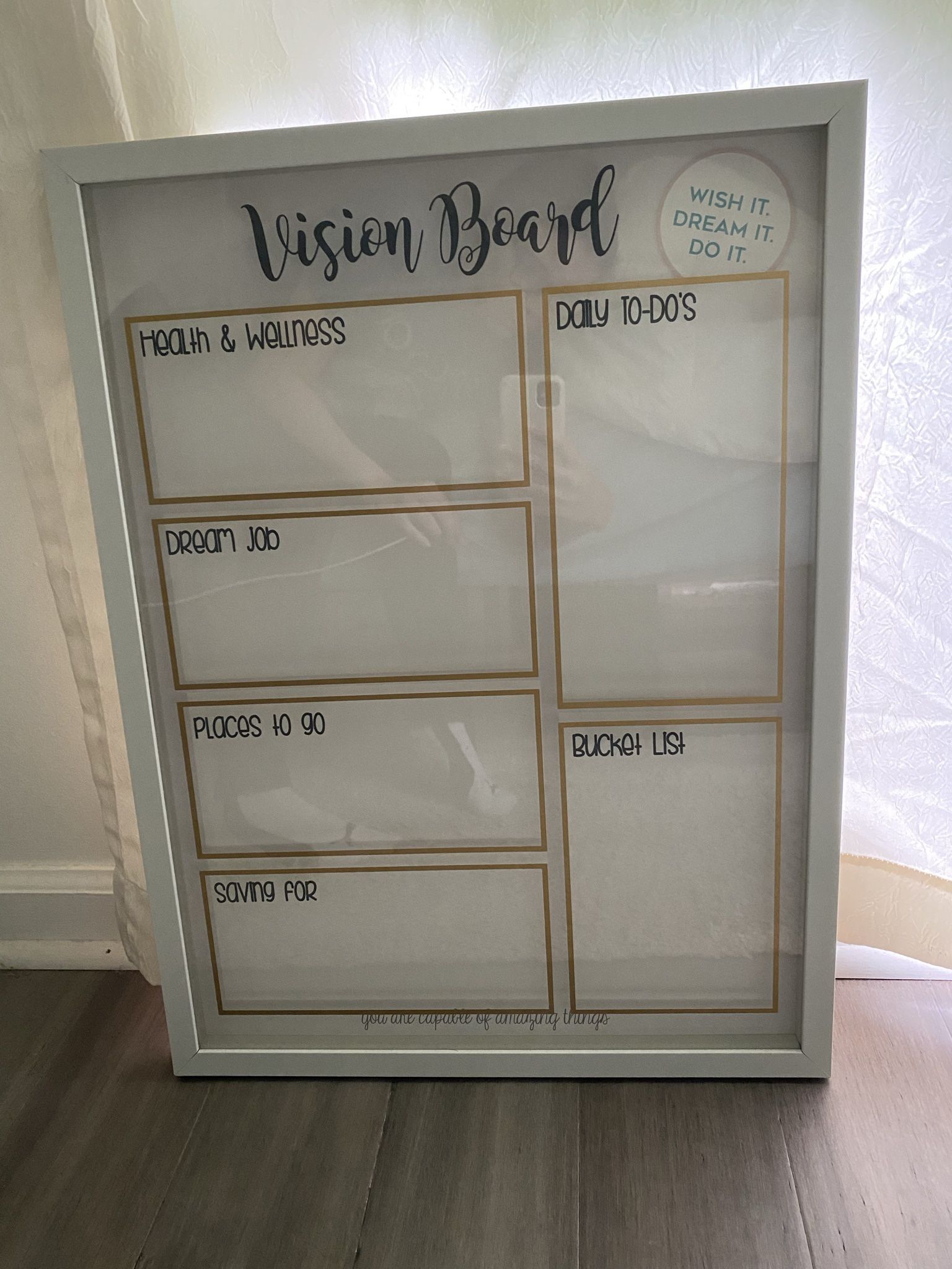 Vision Board With Hooks