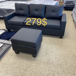 Sofa With Ottoman Brand New $279 Only 