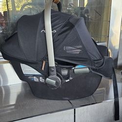 Nuna PIPA Rx Infant Car Seat Babybseat Lightweight Manufactured 2020/06/02 CLEANED!