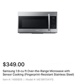 Microwave over the range