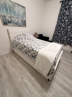 Twin Trundle Bed Set With 2 Twin 10” Memory Foam